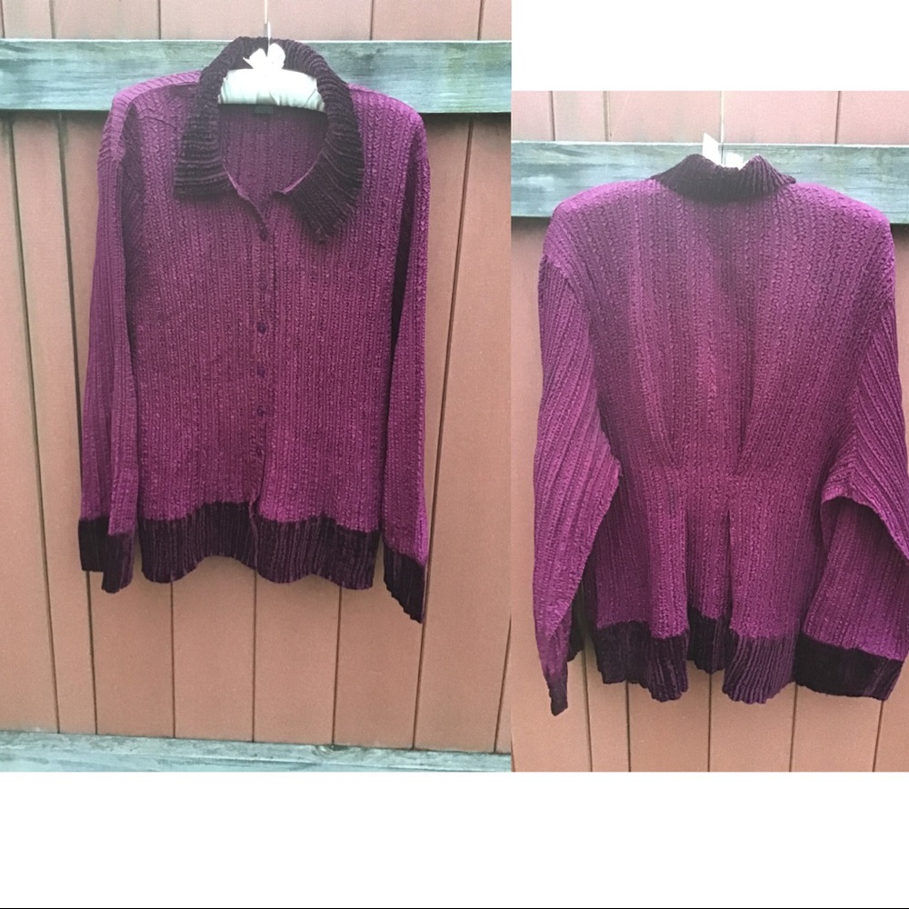 Semi/Formal Textured Cardigan, XL, EUC